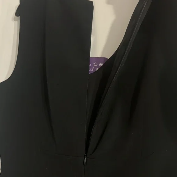 Kasper black sleeveless mini dress - Picture 6 of 8